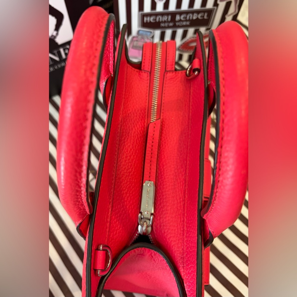NWT FULL INCLUSION HENRI BENDEL RIVINGTON LIMITED EDITION SATCHEL/CROSSBODY - Picture 10 of 16